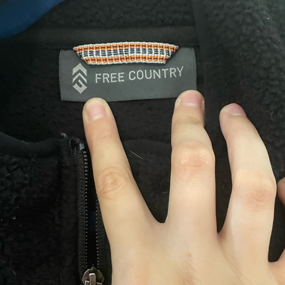 Free Country fleece jacket (zip-front) with a high collar and zip pockets - Picture 3 of 4